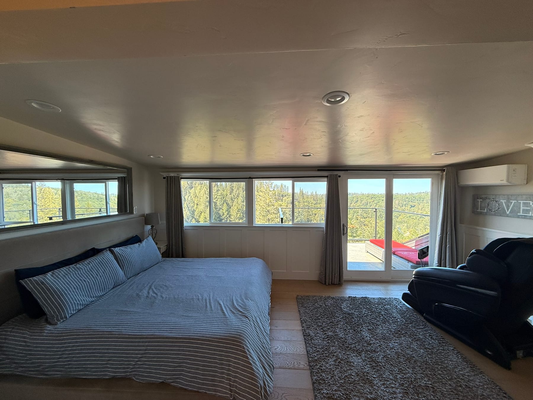 Third floor room in the Colfax house